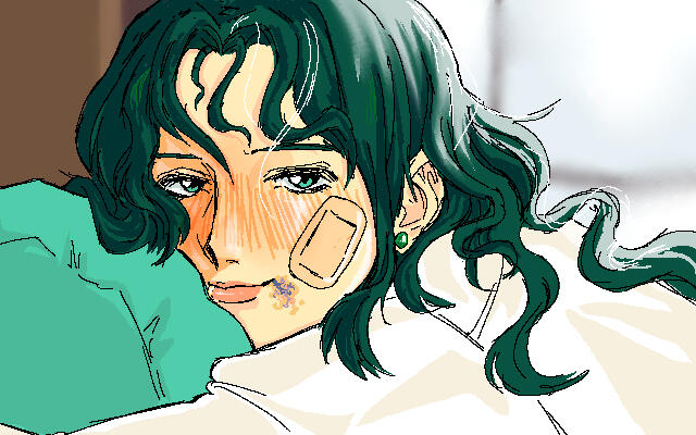 A human version of Malachite (OC)