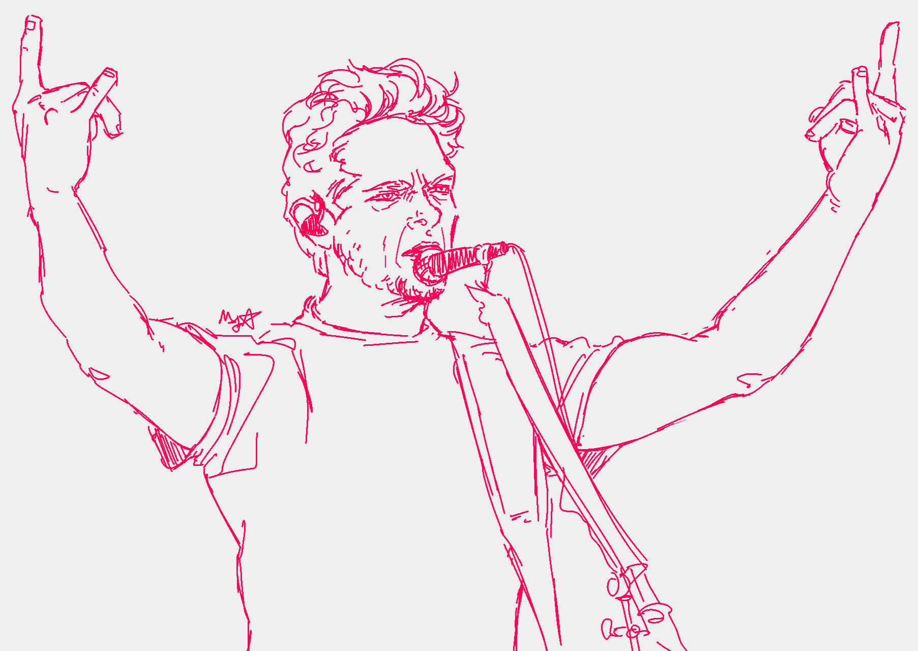 A warmup study of Jason Newsted